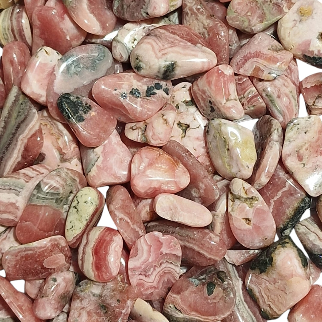 Rhodochrosite Mini Gem Chips – Embrace Love and Heal Your Heart