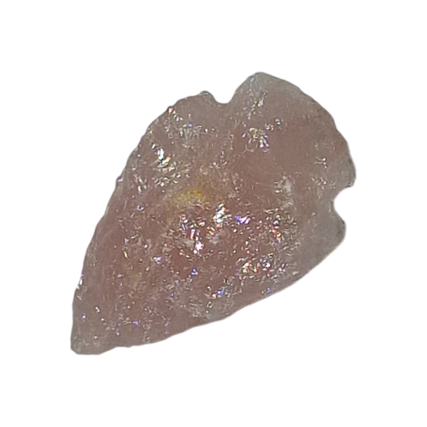 GeoFossils Rose quartz Arrowhead Pink in Colour