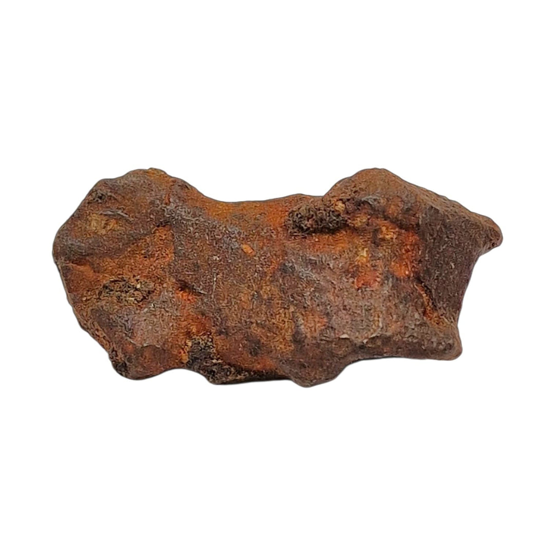 GeoFossils Sericho Pallasite Meteorite – 42.99g Raw Slice with Olivine Crystals in Iron Matrix