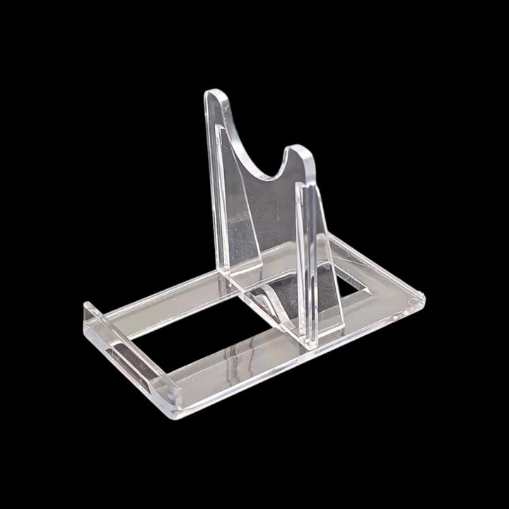 GeoFossils Small: Small 50x70mm agate slice stand, perfect for displaying crystal slabs or mineral specimens (10 pack).