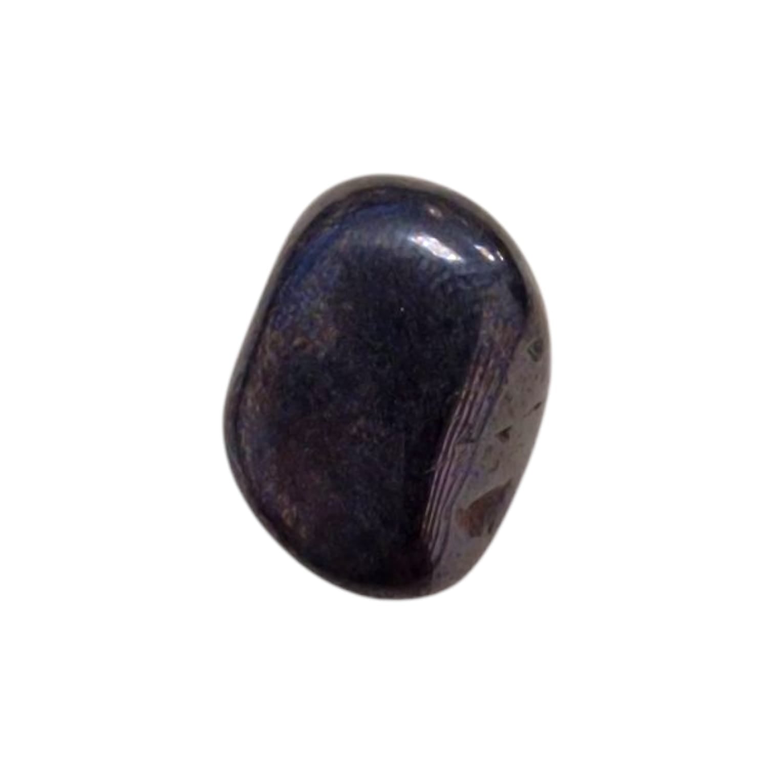 GeoFossils Alabandite Tumble Stone, a super rare black crystal from Arusha, Tanzania, promoting protection, grounding, and transformation.