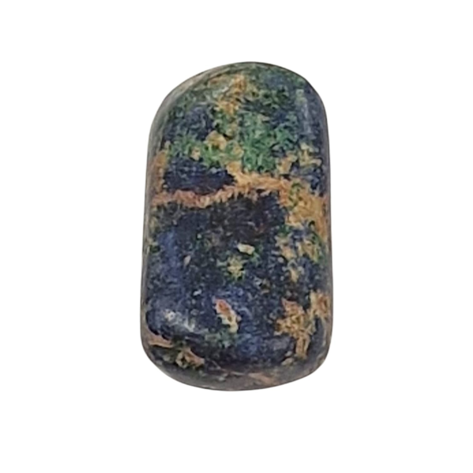 GeoFossils Azurite Rare Tumble Stone, a rich deep blue crystal for intuition, clarity, and spiritual awakening.