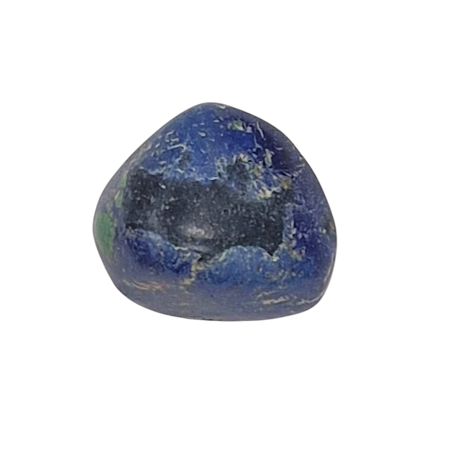 GeoFossils Azurite Rare Tumble Stone, a rich deep blue crystal for intuition, clarity, and spiritual awakening.
