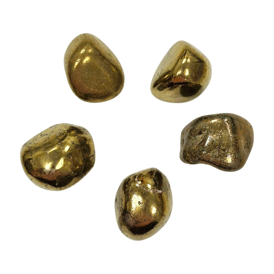 Chalcopyrite Rare Tumble Stone – polished tumble stone for crystal healing and meditation