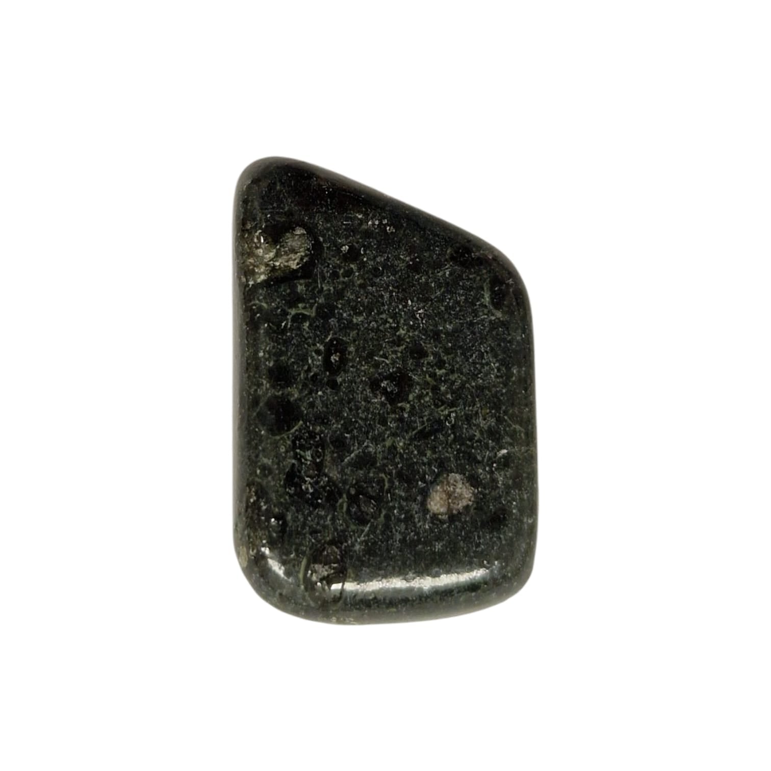 GeoFossils Kimberlite Tumble Stone, a rare volcanic matrix crystal from the Kimberly Mine, host to natural diamonds and deep Earth energy.