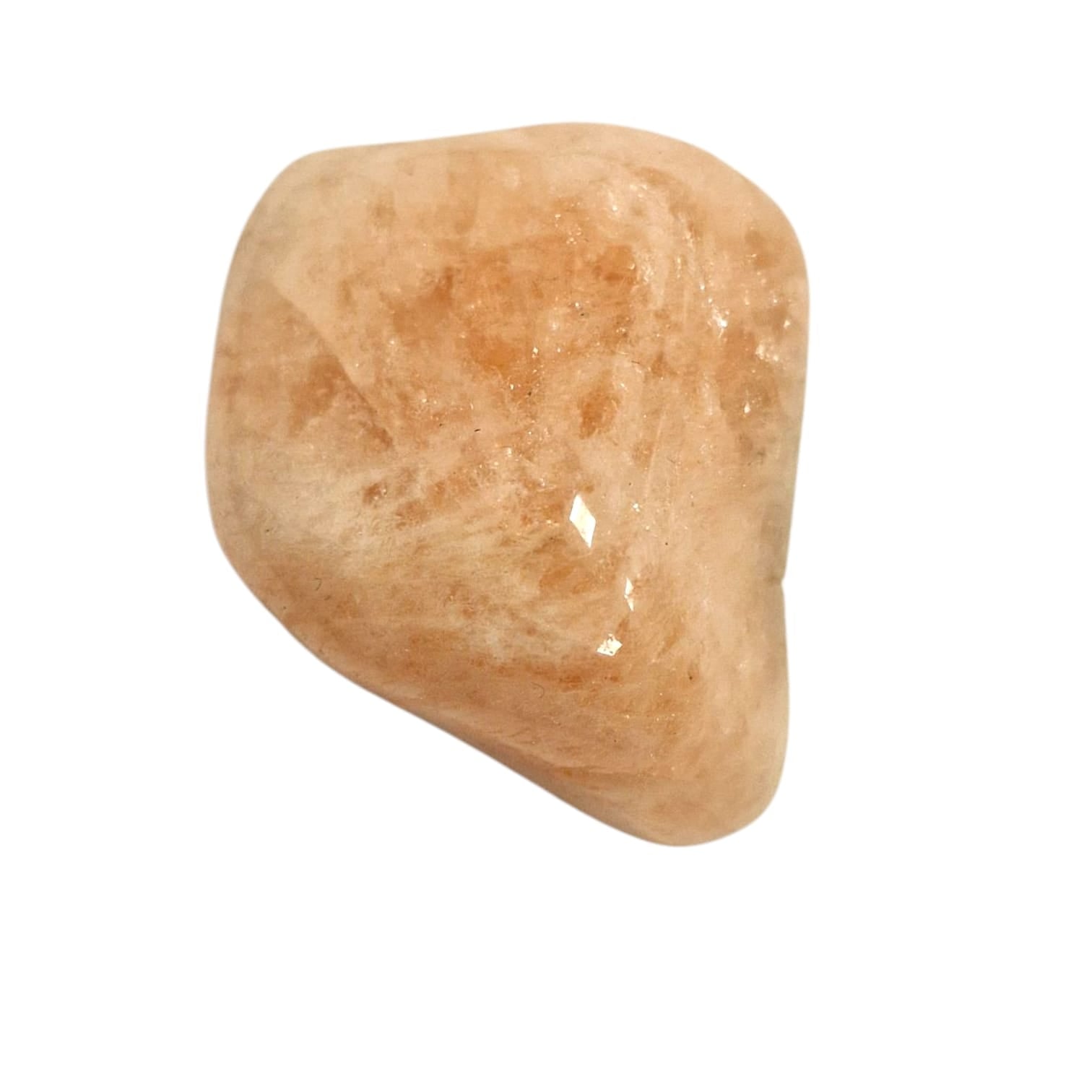 GeoFossils Morganite Tumble Stone, a soft pink beryl crystal for love, emotional healing, and heart chakra balance.
