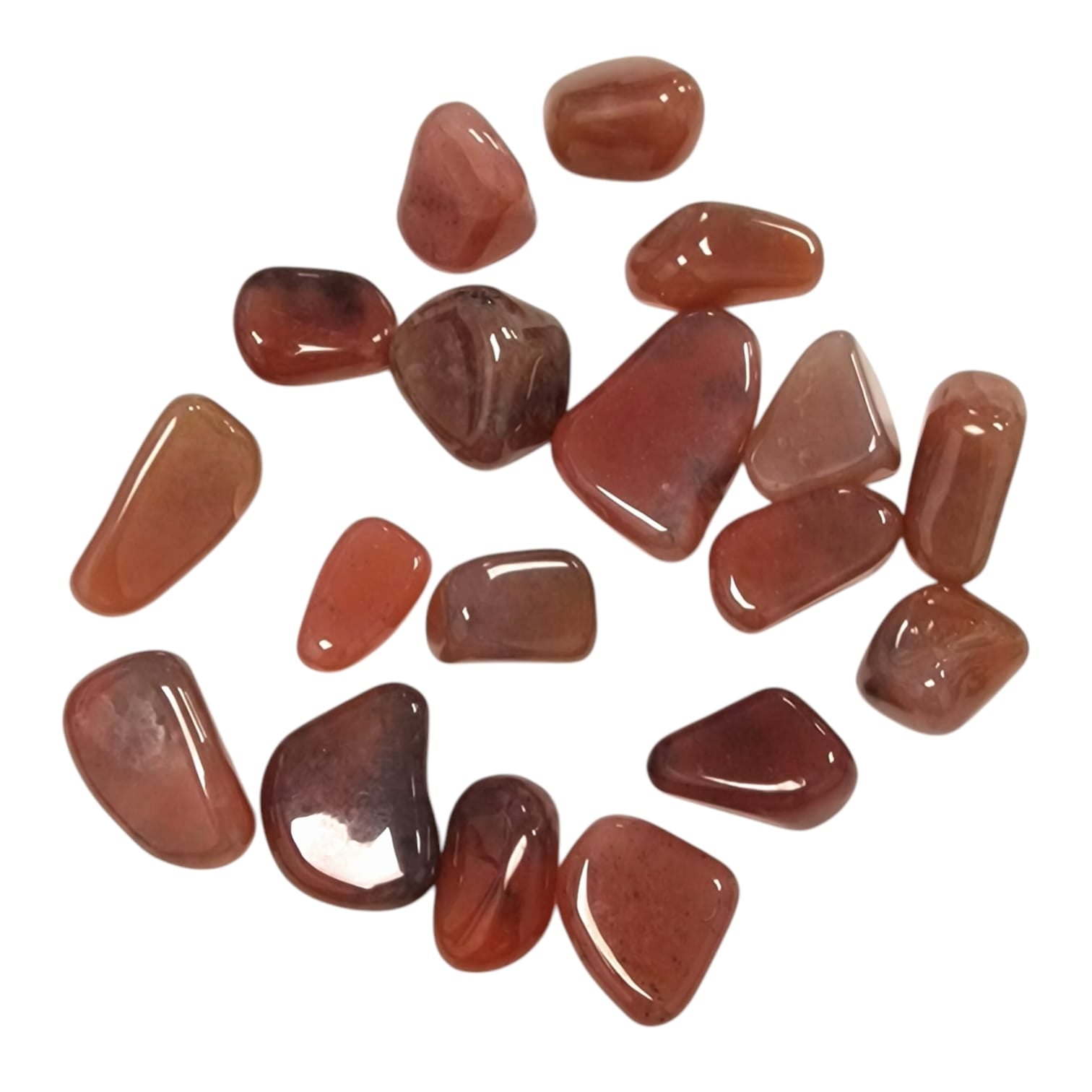 GeoFossils Pink Grossular Garnet Tumble Stone, a soft pink crystal for emotional healing, self-love, and gentle empowerment.