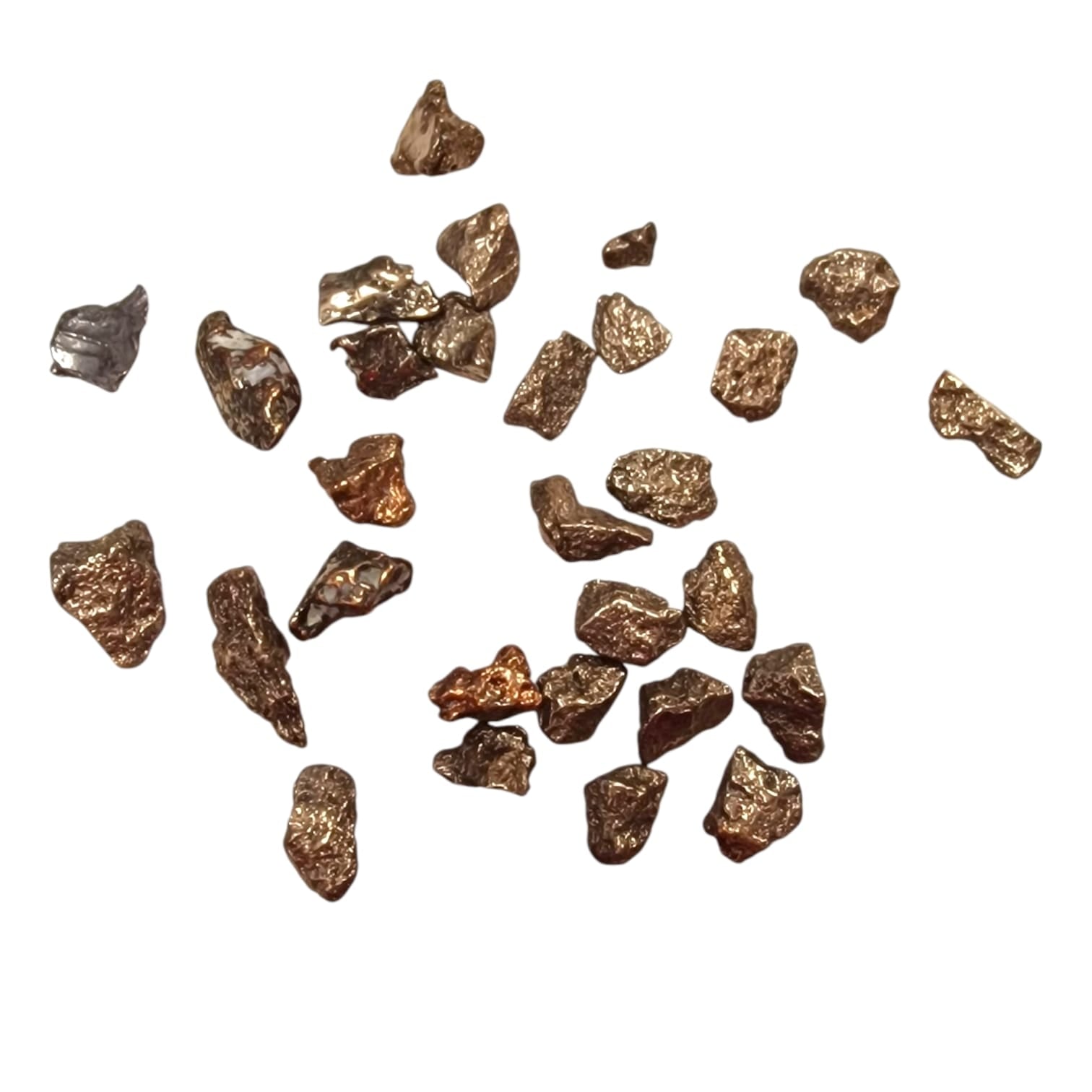 GeoFossils Mohawkite Tumble Stone, a rare metallic crystal from Michigan for transformation, truth, and energetic protection.