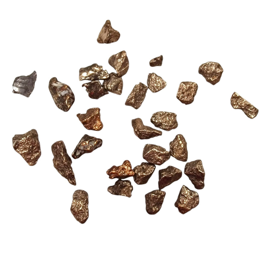 GeoFossils Mohawkite Tumble Stone, a rare metallic crystal from Michigan for transformation, truth, and energetic protection.
