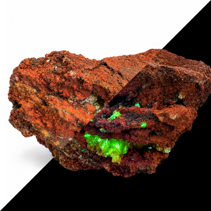 Adamite Fluorescent Mineral Specimen – Ojuela Mine, Mexico