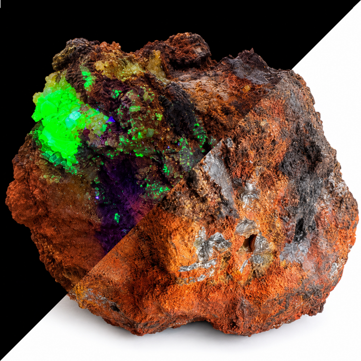 Adamite Fluorescent Mineral Specimen – Ojuela Mine, Mexico