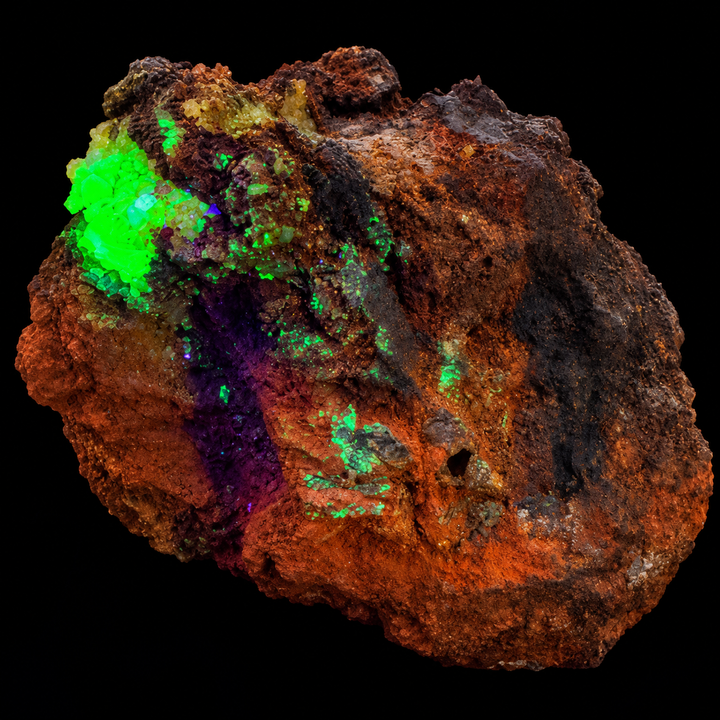Adamite Fluorescent Mineral Specimen – Ojuela Mine, Mexico