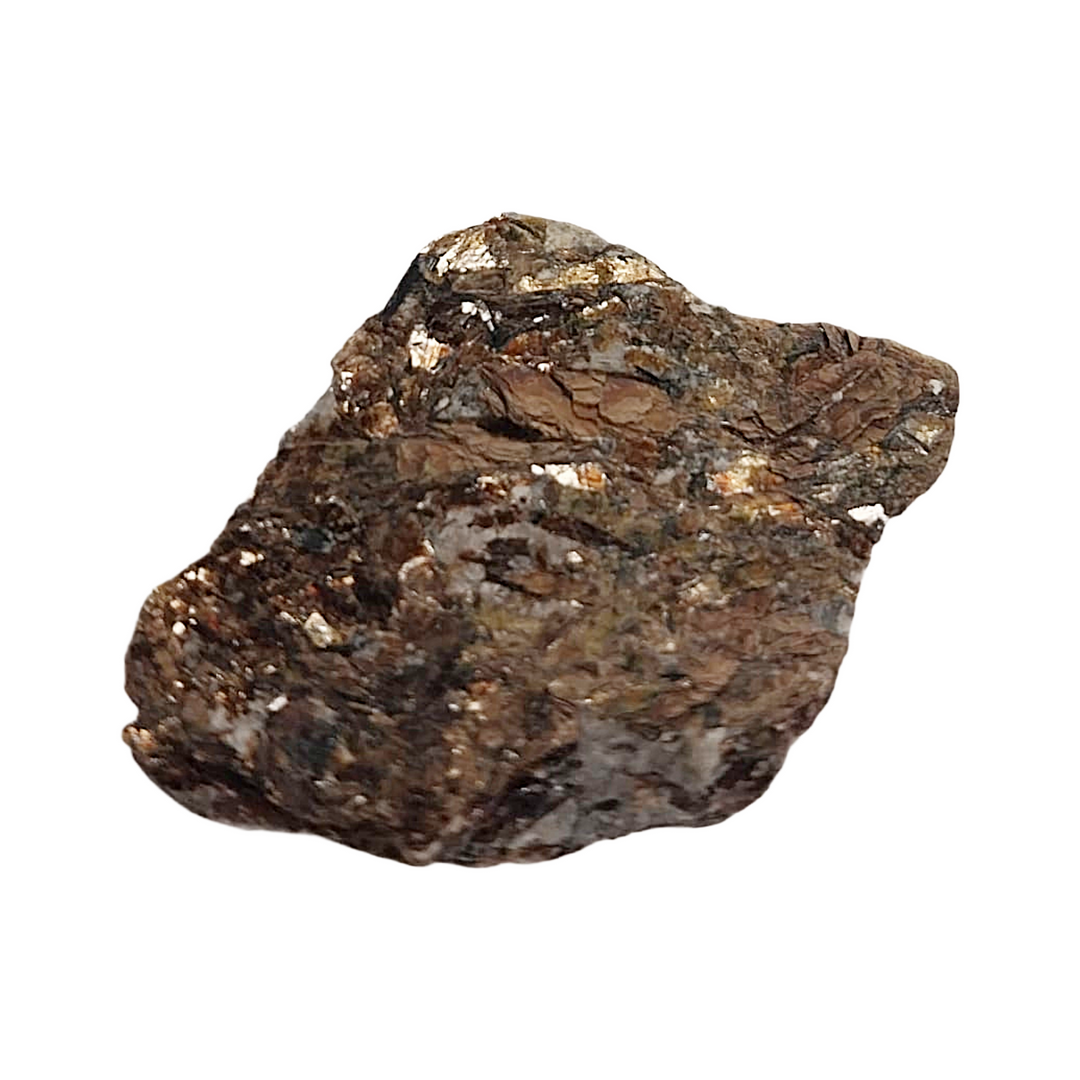 Rare Astrophyllite mineral with metallic radiating crystal blades Khibiny Massif Russia