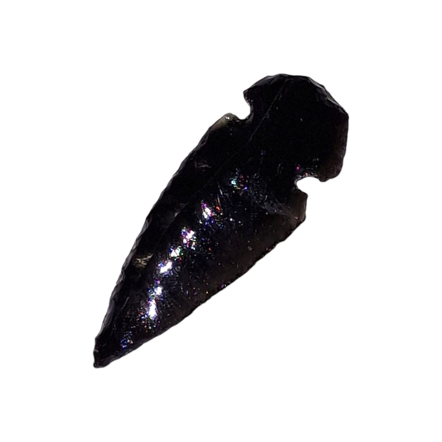 GeoFossils Black Obsidian Arrowhead