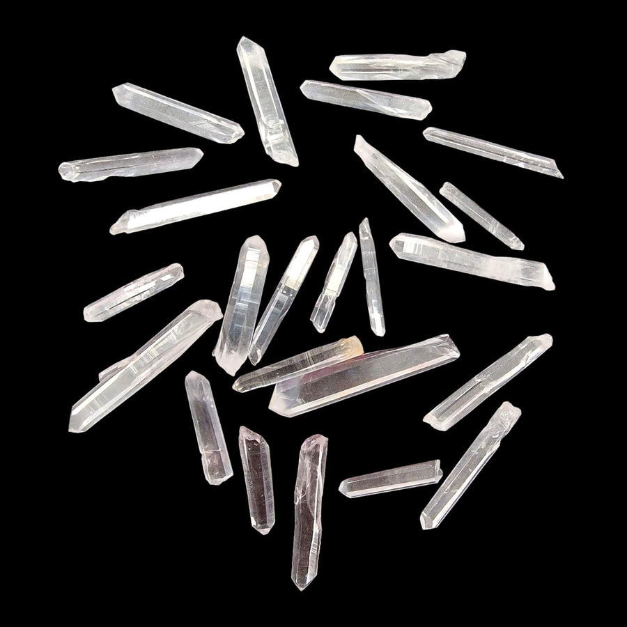 GeoFossils Colombian Lemurian Points – Clear Quartz Blades of Light for Ascension, Intuition and Spiritual Clarity
