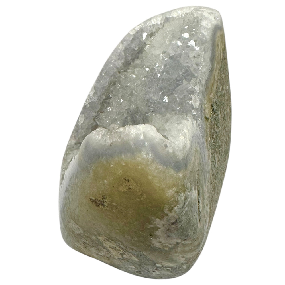 Blue Lace Agate Geode – Calming Crystal for Communication & Emotional Balance