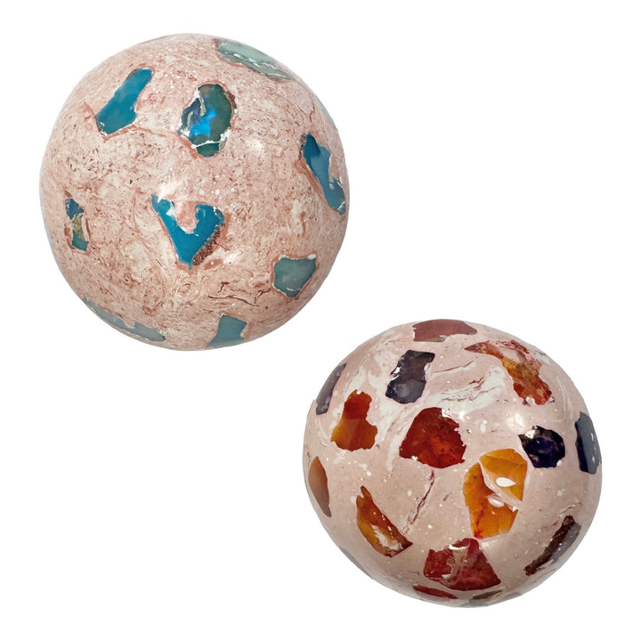 GeoFossils Cantera Opal Sphere – exact crystal shown, polished opal in rhyolite matrix sphere from Querétaro, Mexico for passion, grounding, and creativity.