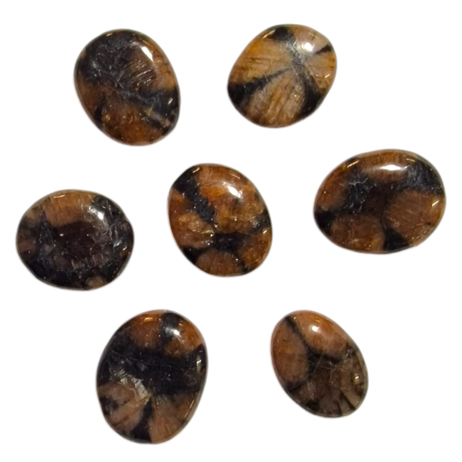 Chiastolite Mini Oval – a unique crystal with natural cross-shaped patterns, known for its protective and grounding properties. Ideal for promoting stability, balance, and inner peace.