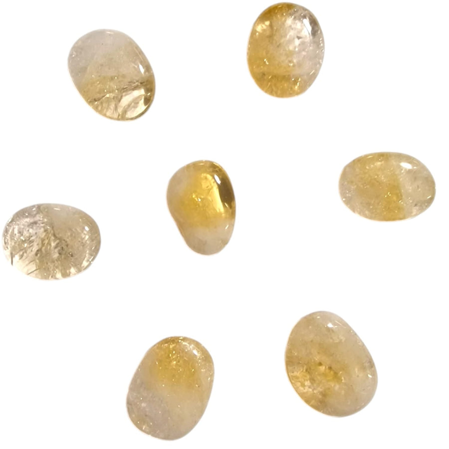 Citrine Mini Oval – a radiant golden crystal known for attracting abundance, enhancing confidence, and promoting positivity. Ideal for boosting creativity and manifesting success.