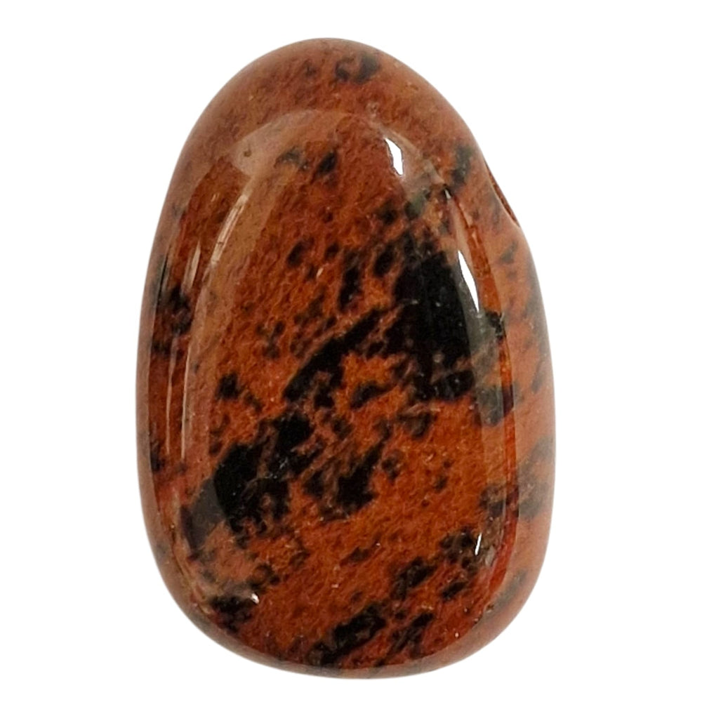 GeoFossils Mahogany Obsidian – Root Chakra crystal drilled for wearable energy tools