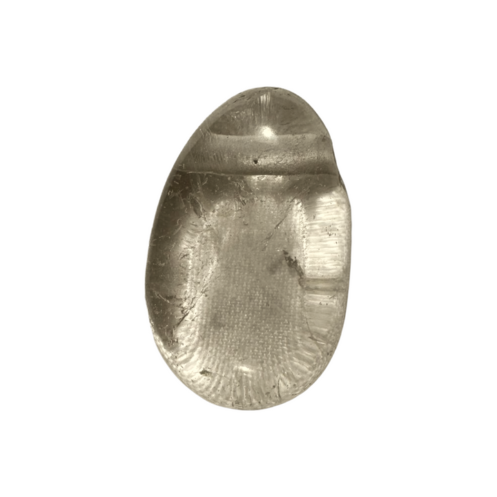 Smoky Quartz drilled tumble stone on black vegan cotton cord, designed for conscious wearers. This protective stone supports grounding, aura cleansing, and emotional clarity. Lightweight and energetically supportive.