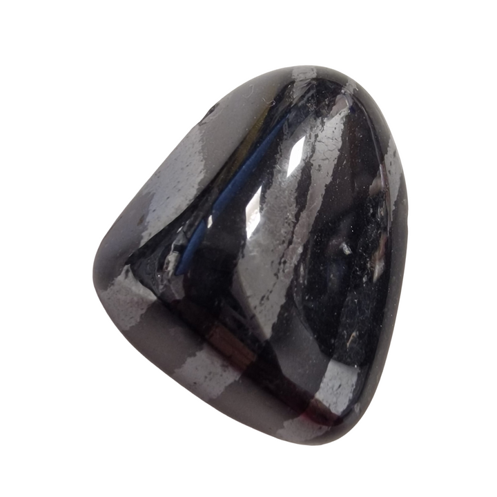 Eisenkiesel gemstone with side drill hole, blending quartz clarity with iron oxide inclusions. This rare form of quartz supports motivation, grounding, and energetic strength. Ideal for intentional jewellery or altar use.
