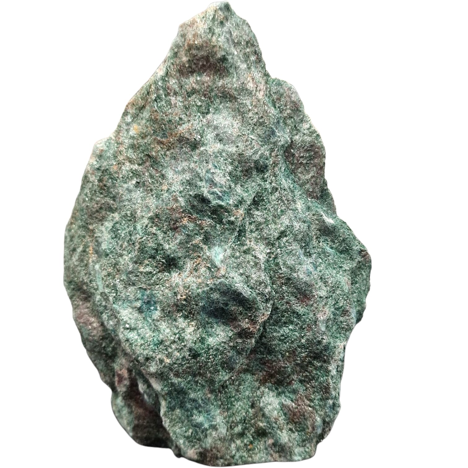 GeoFossils Raw Fuchsite Freeform – shimmering green crystal for heart healing, emotional renewal, and compassionate energy work.