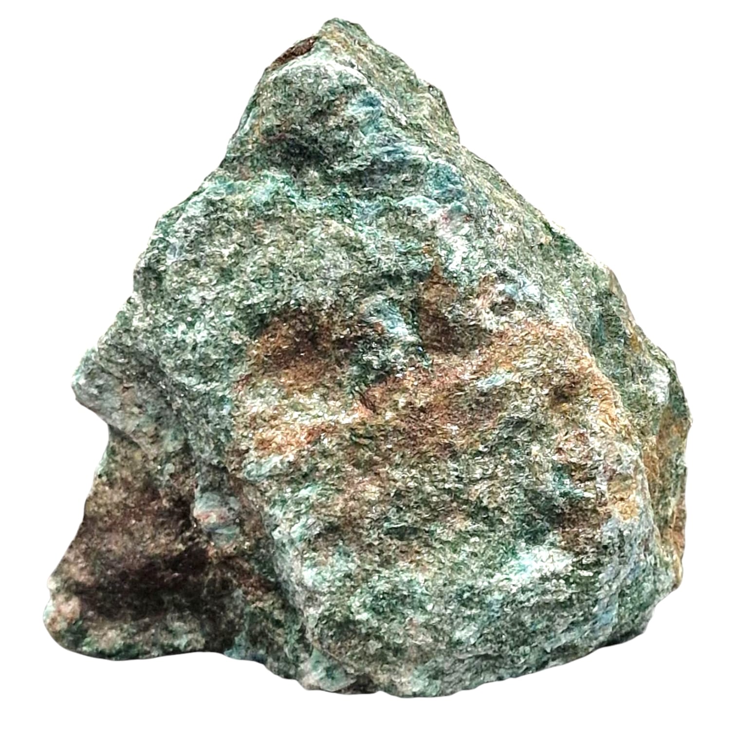 GeoFossils Raw Fuchsite Freeform – shimmering green crystal for heart healing, emotional renewal, and compassionate energy work.