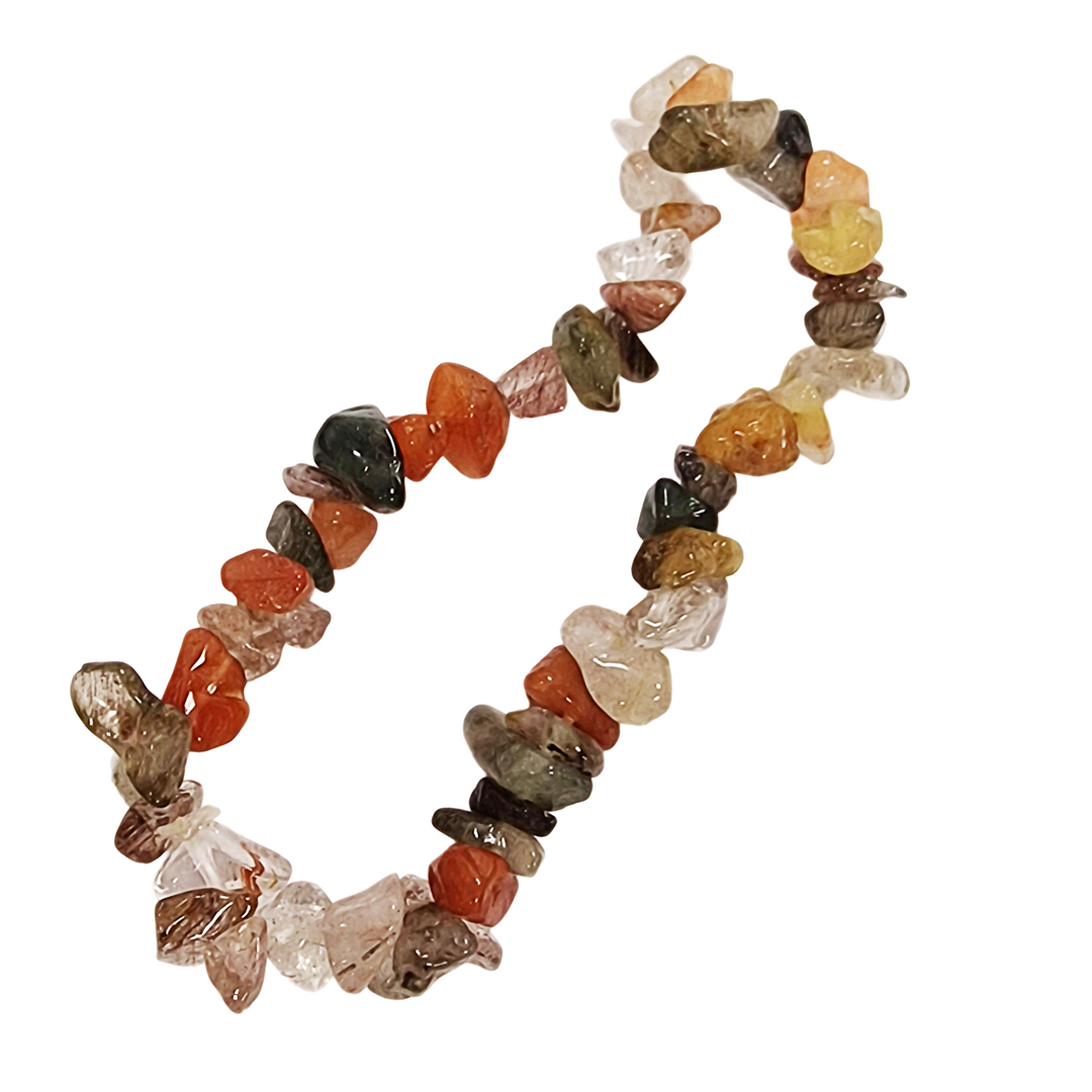 Mixed Quartz Gem Chip bracelet with natural crystal chips

Crystal bracelet for healing, balance, and transformation

Crystal chip bracelet with elastic fit for daily wear