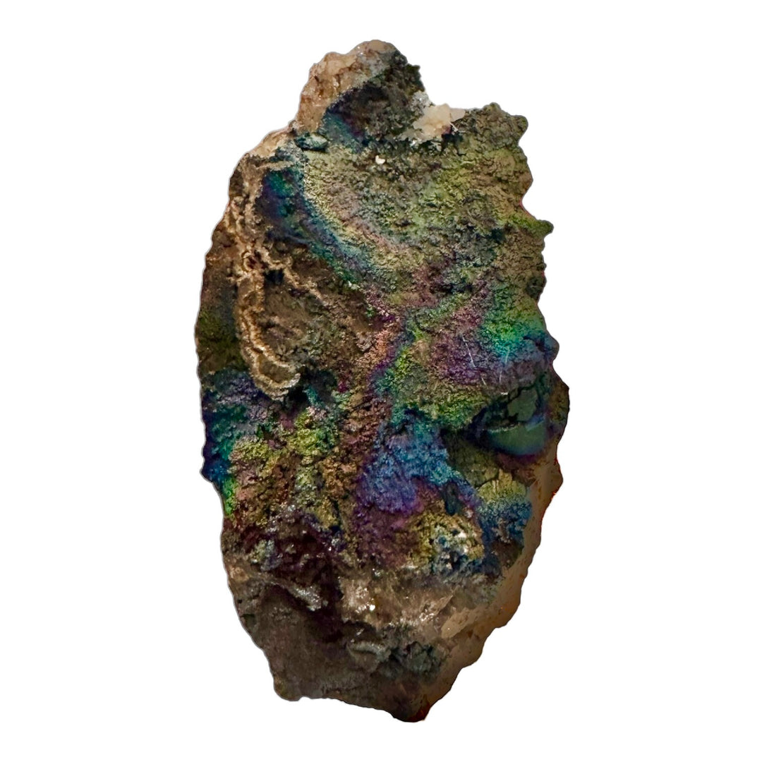 Shimmering Goethite raw stone with natural rainbow sheen – unique crystal for grounding, stability, and display.