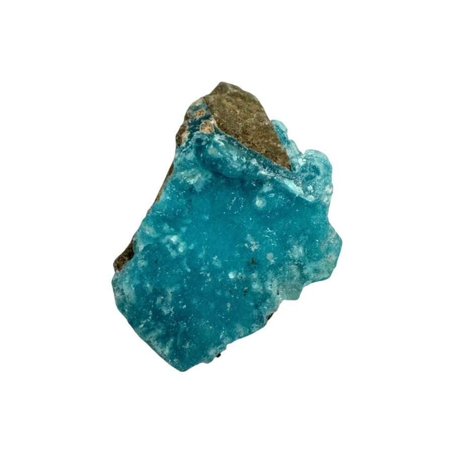 GeoFossils Hemimorphite Specimen 10g (DRC) – exact crystal shown, blue-green zinc silicate for communication, compassion, and emotional healing. Natural gemstone prepared in the UK.