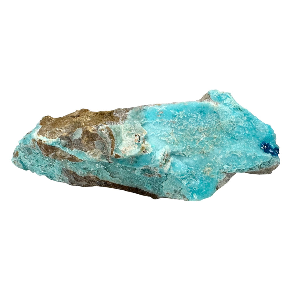 GeoFossils Hemimorphite Specimen 230g (DRC) – exact blue-green zinc silicate crystal shown, for compassion, communication, and emotional healing. Prepared in the UK.