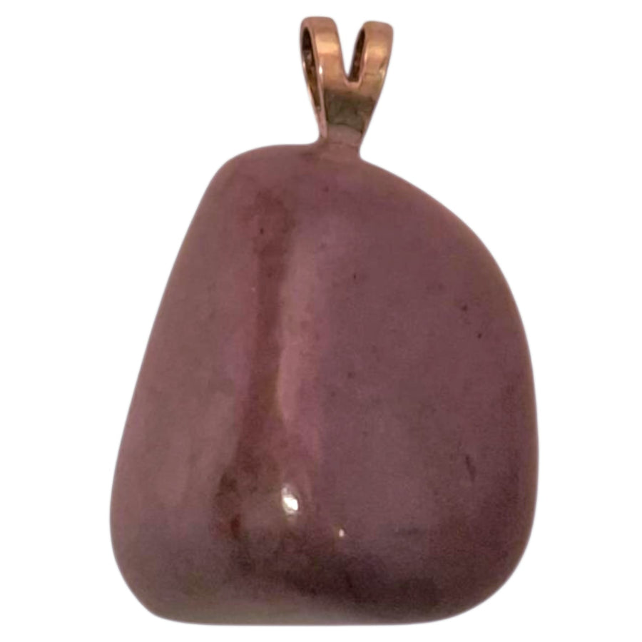 Lavender Jade pendant with soft lilac hues set in hallmarked sterling silver – crystal necklace for emotional calm, spiritual grace, and intuitive peace