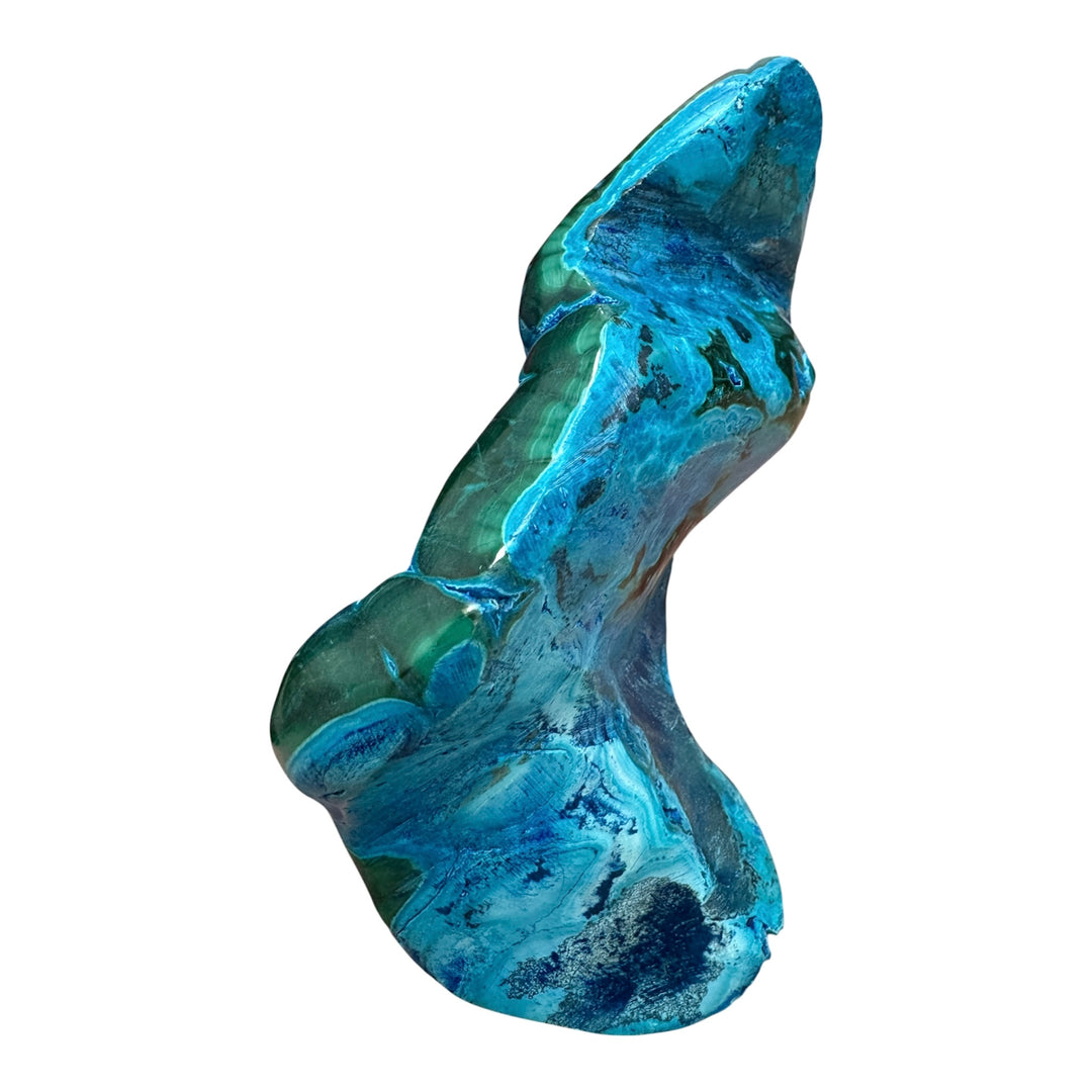 High-quality polished Congo mineral specimen featuring striking botryoidal formations and exceptional multi-angle display appeal
