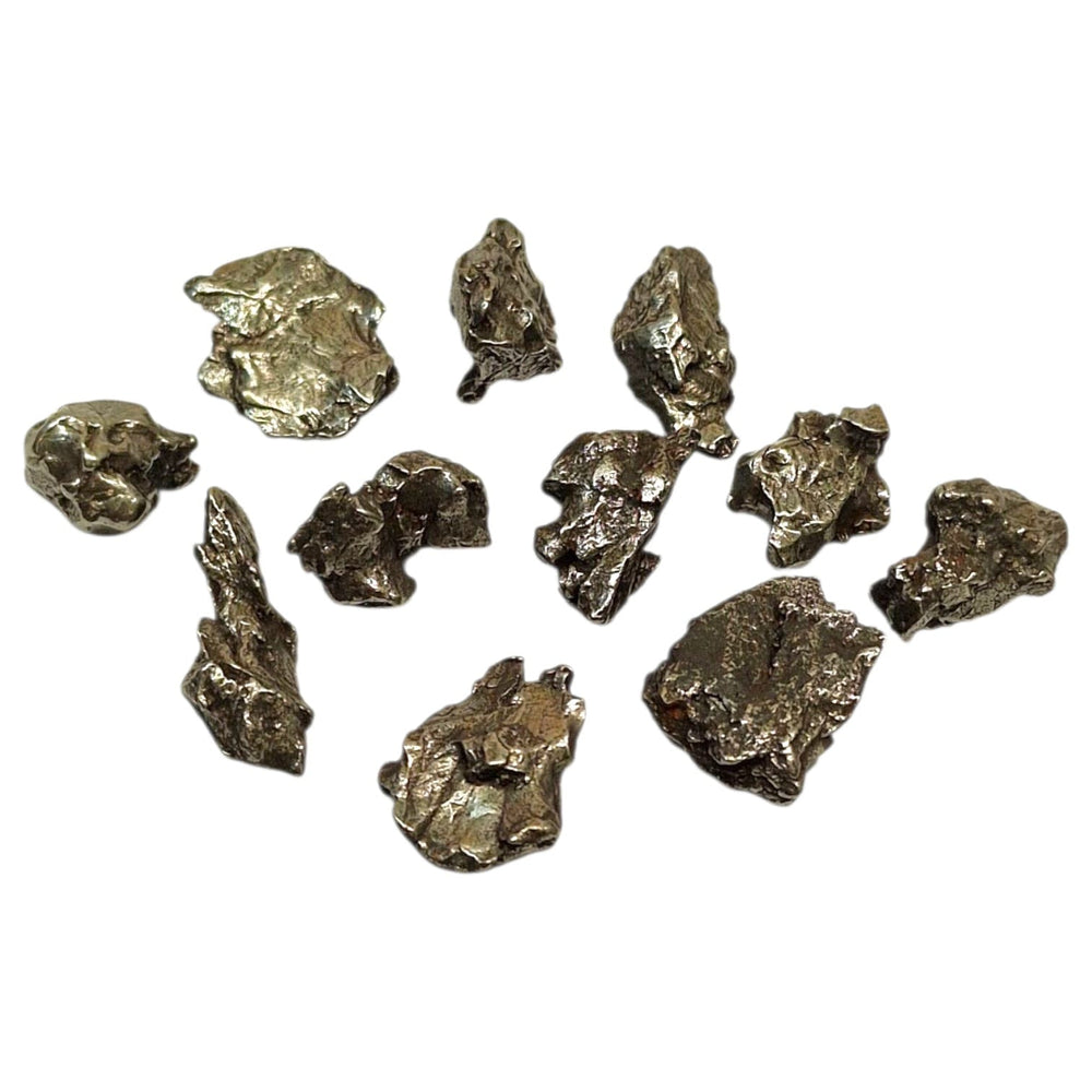 GeoFossils Medium Campo del Cielo Meteorite – Authentic Iron-Nickel Specimen with Optional Floating Display Cube