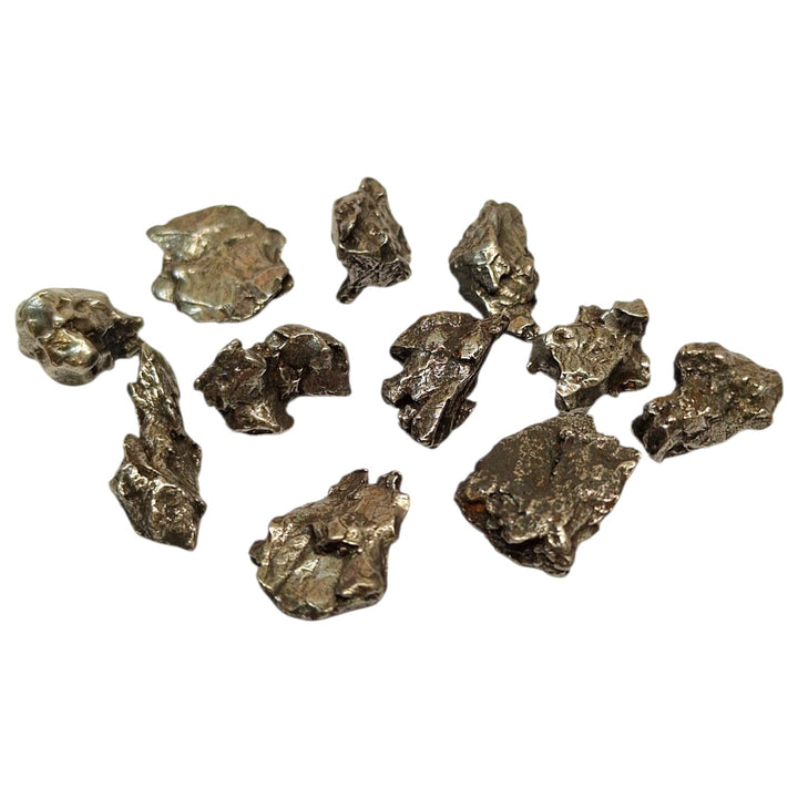 GeoFossils Medium Campo del Cielo Meteorite – Authentic Iron-Nickel Specimen with Optional Floating Display Cube