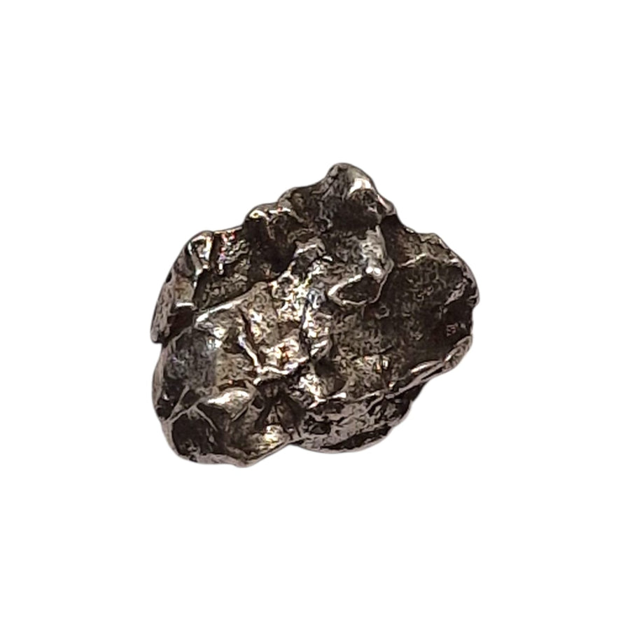 GeoFossils Medium Campo del Cielo Meteorite – Authentic Iron-Nickel Specimen with Optional Floating Display Cube