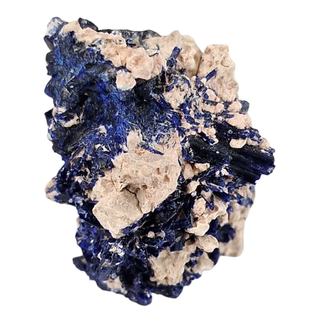 Crystalline Azurite – Electric Blue Third Eye Awakening Stone