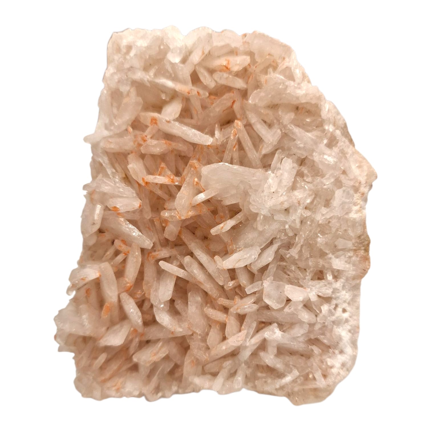 GeoFossils Blush Pink Celestite Mineral Specimen from the UK – a soft pink crystal cluster for emotional healing, calm, and spiritual connection.