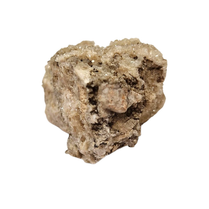GeoFossils Brewsterite Mineral Specimen from Whitesmith Mine, Strontian – featuring soft, radiating strontium-rich crystals with a pearly lustre.