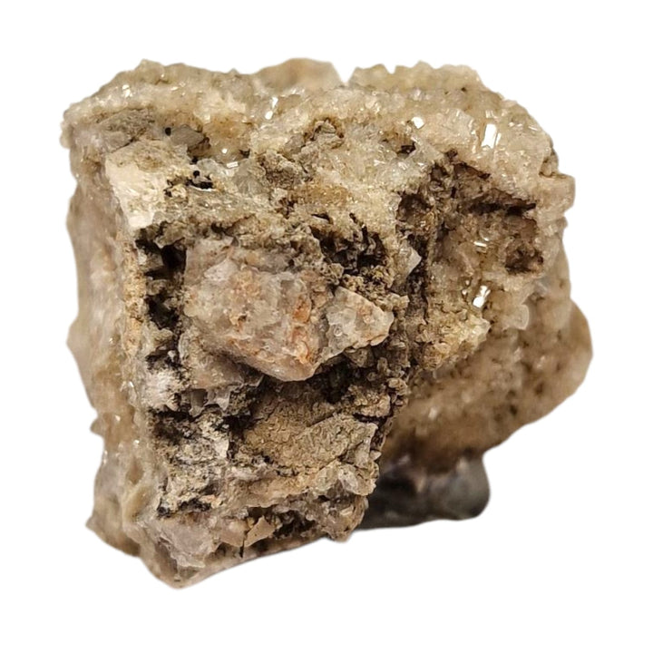 GeoFossils Brewsterite Mineral Specimen from Whitesmith Mine, Strontian – featuring soft, radiating strontium-rich crystals with a pearly lustre.