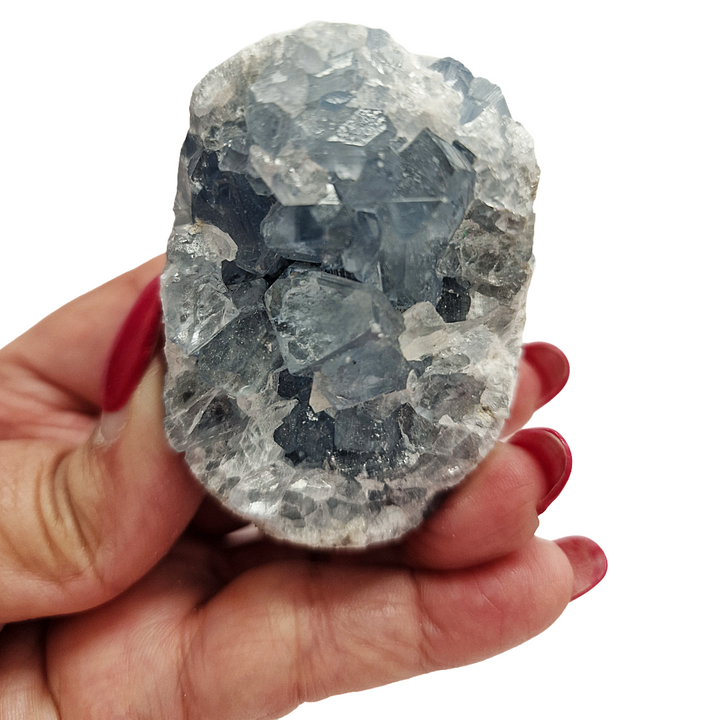 Celestite Cluster – Blue Crystal for Sleep, Calm & Spiritual Connection