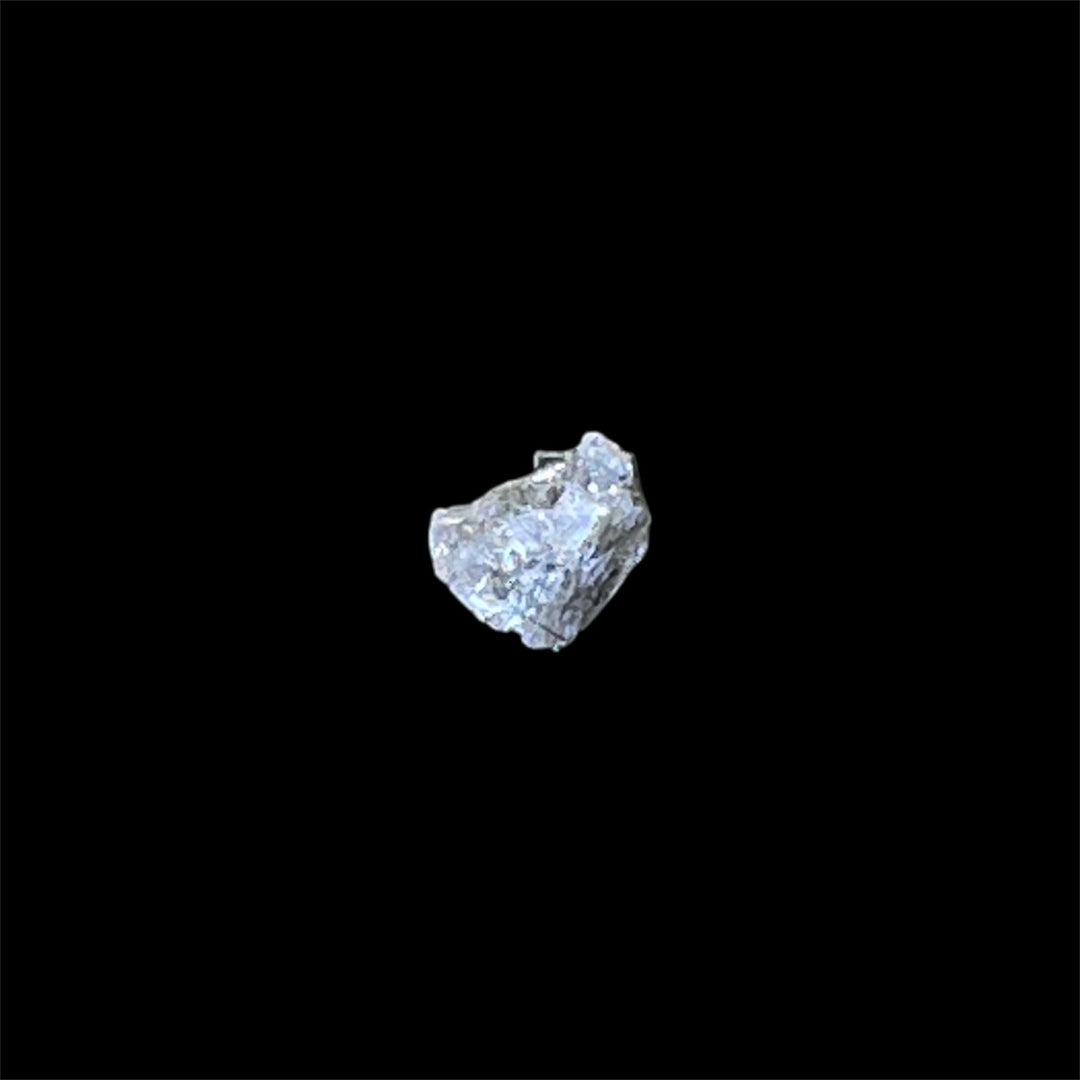 UV reactive diamond-like mineral specimen with intense fluorescence