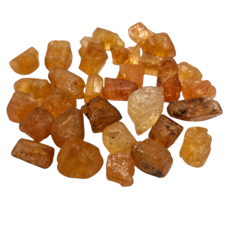 GeoFossils Imperial Topaz Raw Mineral – Natural Golden Crystal for Manifestation, Personal Power and Spiritual Will