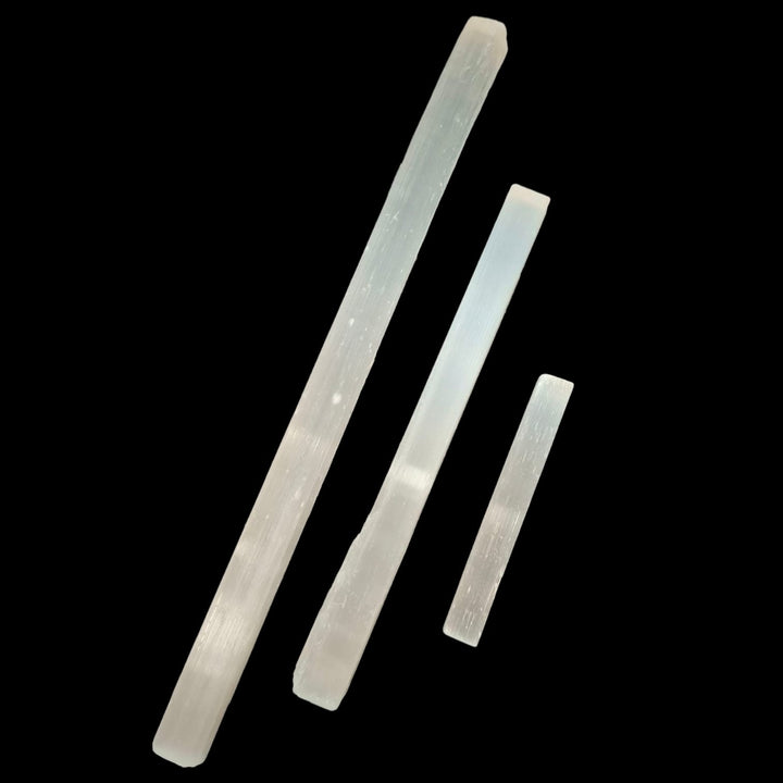 Selenite Sticks – 1kg Bag Square Cut (10cm, 20cm, 30cm)
