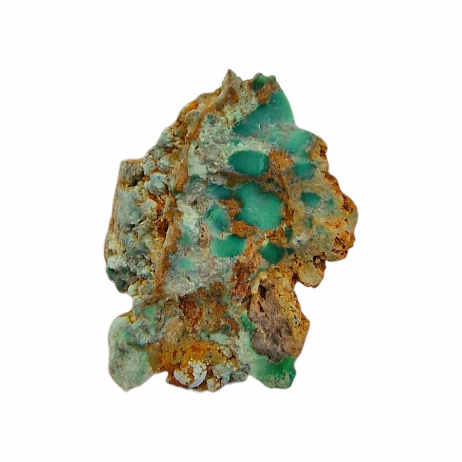 Variscite mineral specimen with natural green crystalline formation from Palazuelo de las Cuevas, Zamora, Spain