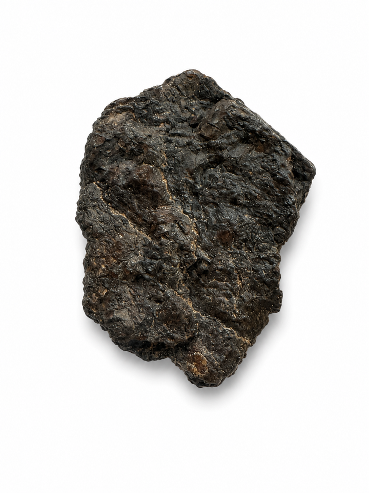 Exact Ouargla 004 Lunar Meteorite displaying its natural feldspathic melt breccia texture.