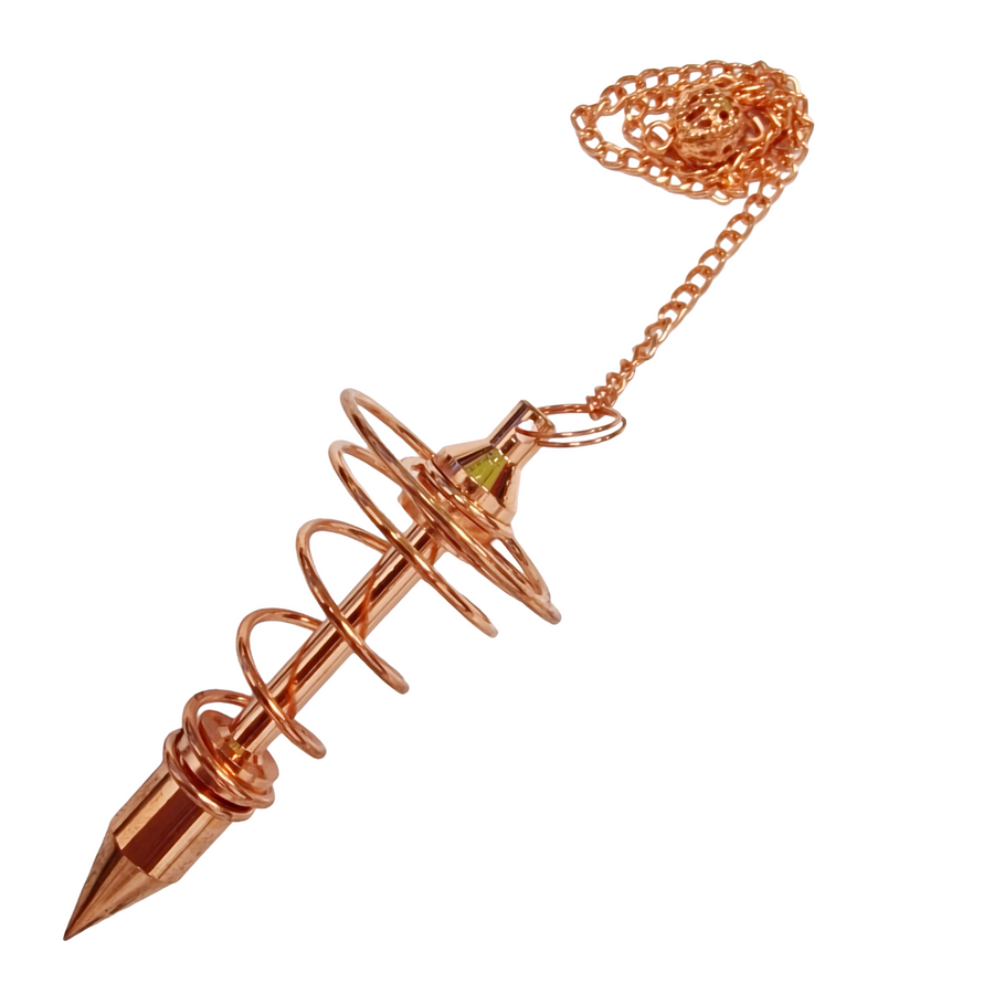 Lightweight Copper pendulum used for manifestation and chakra alignment