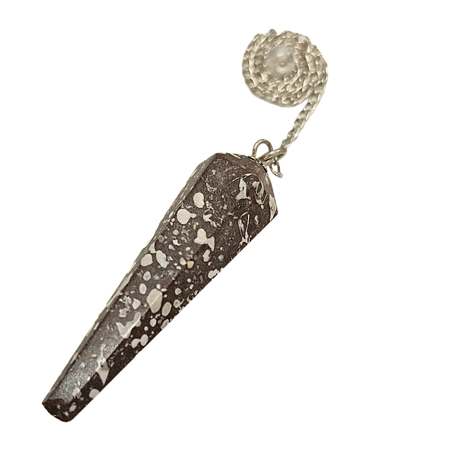 Apophyllite crystal pendulum for spiritual clarity and higher guidance