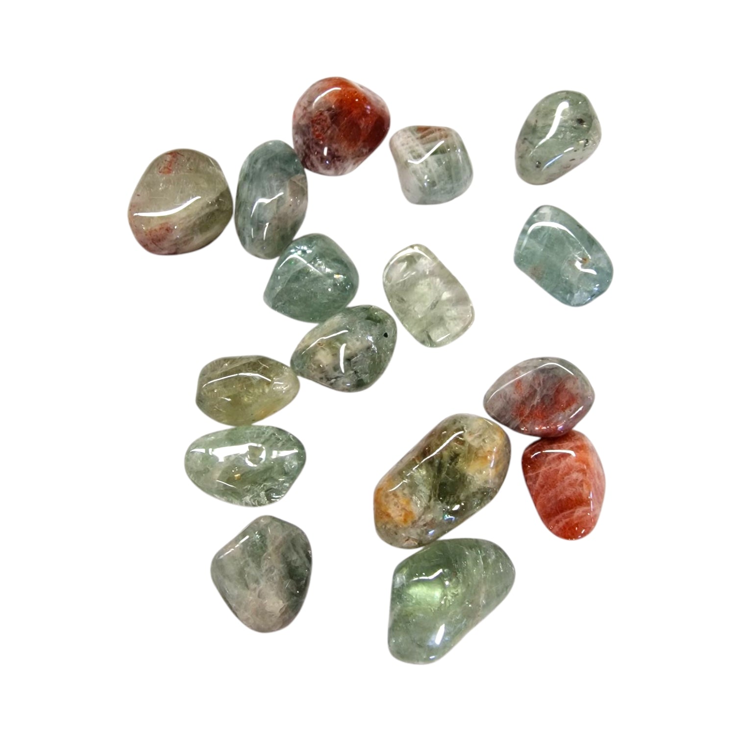 GeoFossils Peristerite Rare Tumble Stone, a soft glowing feldspar for intuition, emotional calm, and spiritual clarity.